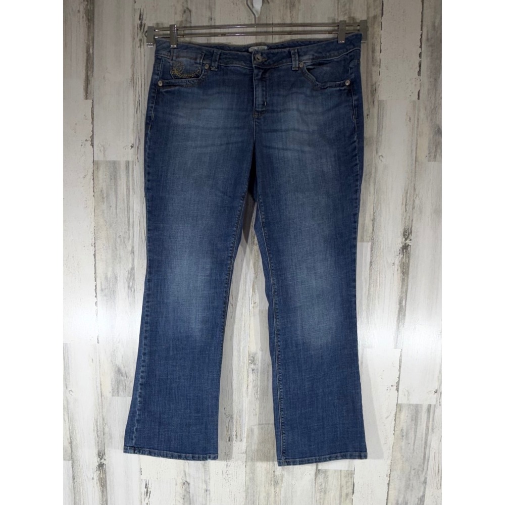 Tommy Hilfiger Hope Bootcut Jeans 18 (39x32) Classic Rise Flap Pocket Denim READ